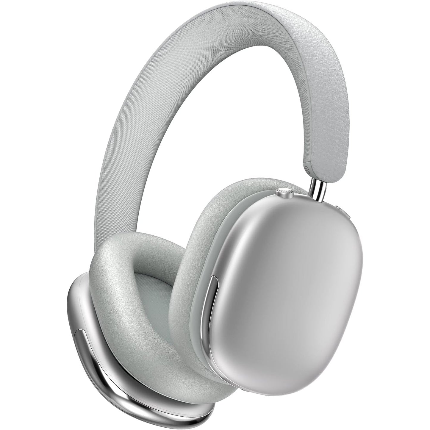 268132 - LONZUER Freepods - Kufje Bluetooth me mikrofon, 120 orë kohë luajtjeje, anulim aktiv i zhurmës, audio me rezolucion të lartë, kufje pa tel ANC, të pajtueshme me Android - Argjendi
