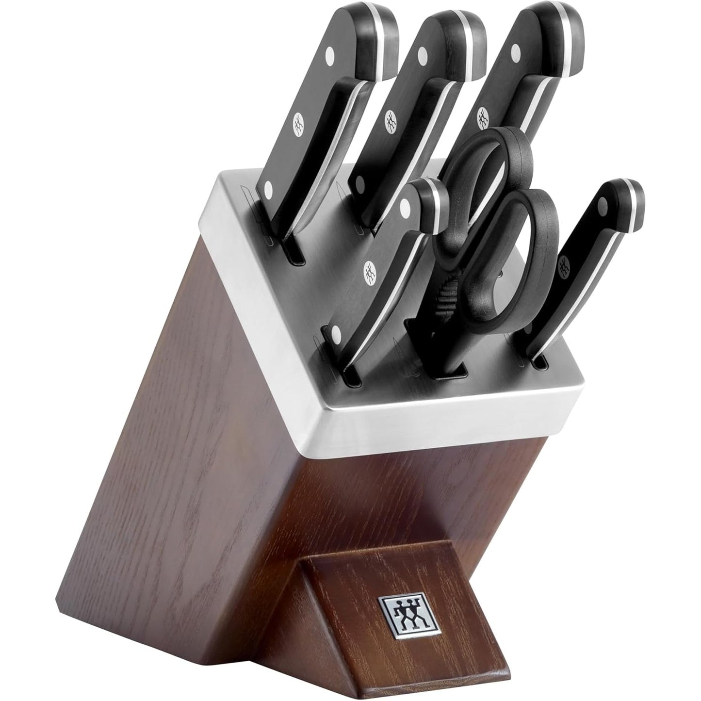 195045 - BLOK THIKASH ZWILLING Gourmet, Set 7 Pjesë, Materiali: Çelik Inox, Ngjyra: Kafe, Prodhuar në Gjermani