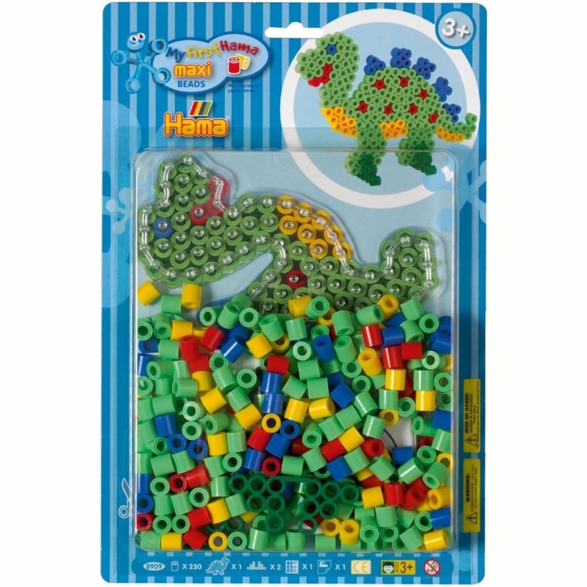 270103 - Kit për Dinosaur me Rruaza Hama Maxi