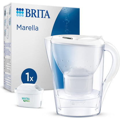 214558 - BRITA Enë filtri për ujë të bardhë, 2.4l, përfshirë 1 fishek filtri MAXTRA PRO