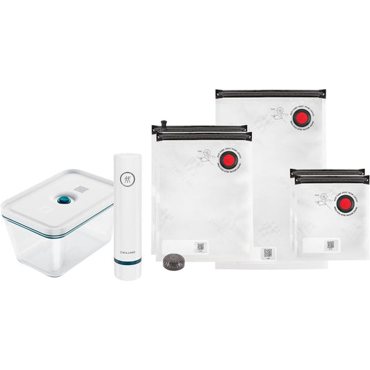 250165 - ZWILLING Set Fillestar për Fshesë me Korrent Fresh & Save, 7 Pjesë, përfshin pompë, kanaçe dhe qese, La-Mer