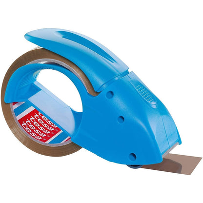 310385 - TESA Dispenser Pack'n Go - Dispenser dore ergonomik, blu për shirita paketimi - Përfshin shirit ngjitës 50 m x 48 mm