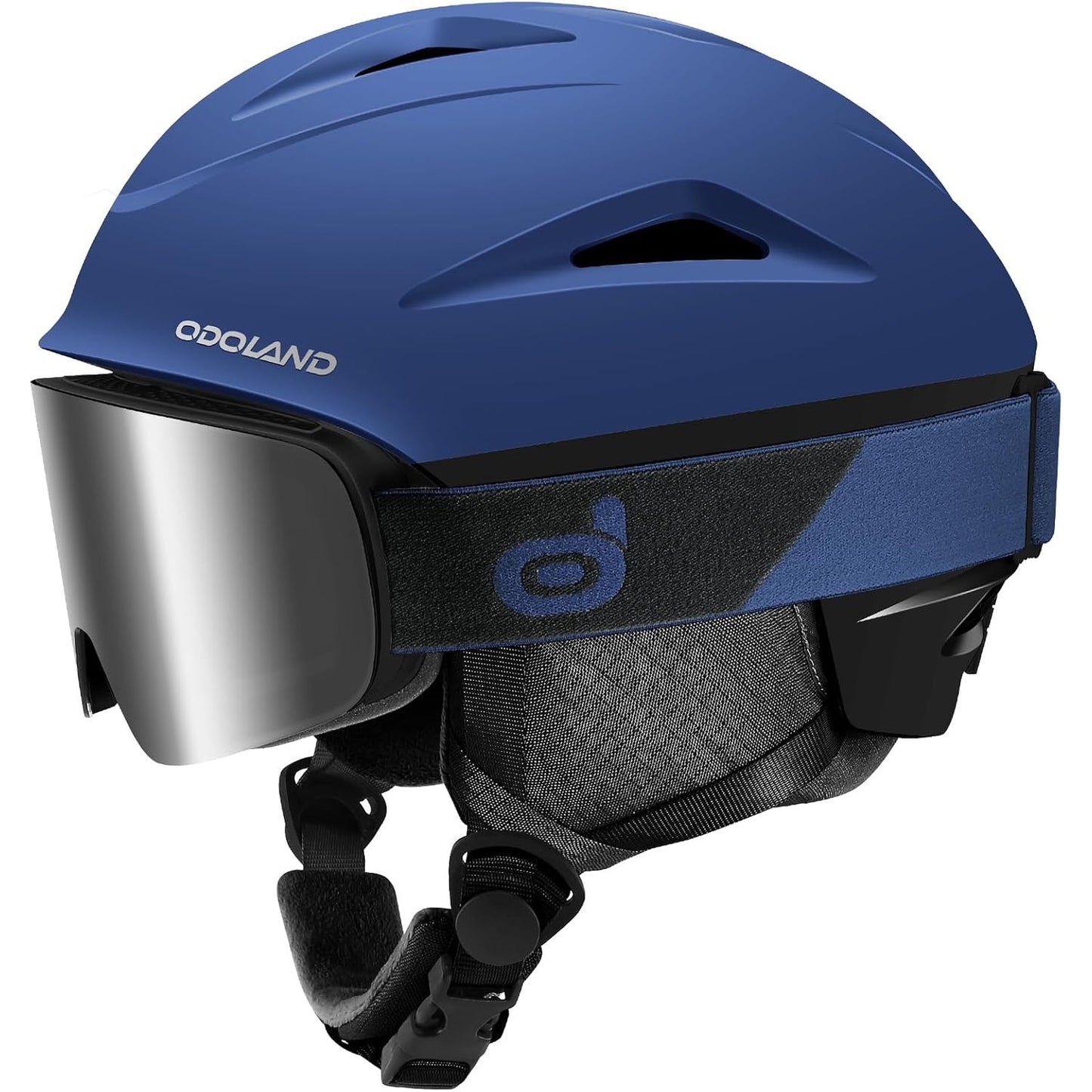 292430 - ODOLAND HELMETË SKIJIMI, MADHËSI E RREGULLUESHME, 10 VRIMA VENTILIMI, BLU E ERRËT, PËR BURRA DHE GRA