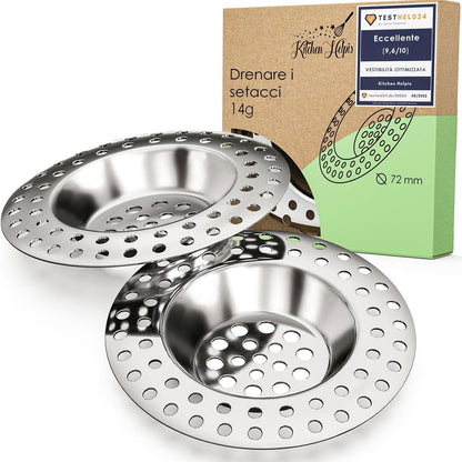 258435 - Kitchen Helpis® Kullues Kullimi 14g, Çelik Inoks, Kullues Flokësh për Dush