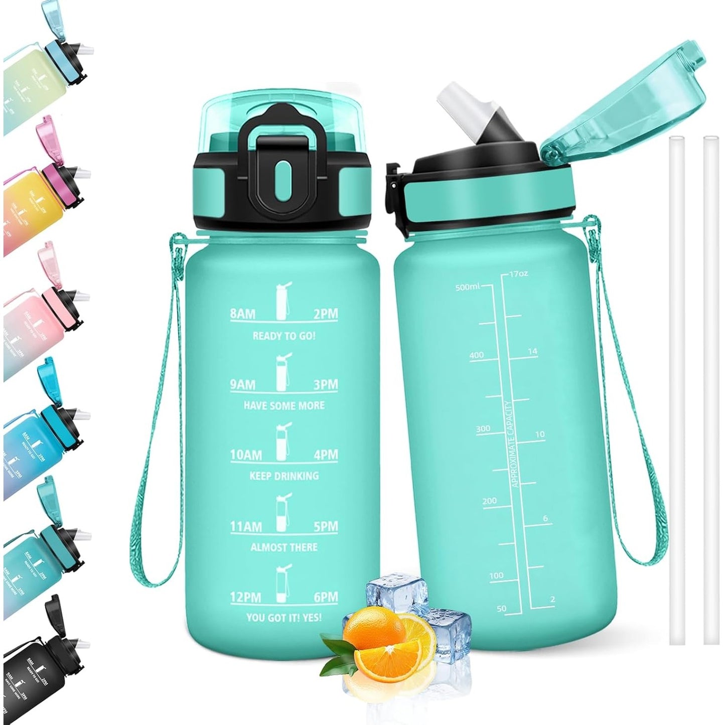 223747 - HoneyHolly Shishe Uji, 500ml me Kashtë, E papërshkueshme nga rrjedhjet, Pa BPA