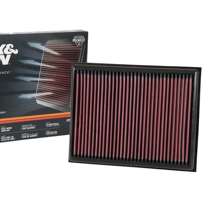 292492 - K&N Filtri i ajrit të motorrit 33-3059, Filtër zëvendësues me performancë të lartë, i larëshëm, për modele 2015-2019 (X220d, X250d, Navara, NP300, NP300 Navara, Alaskan)