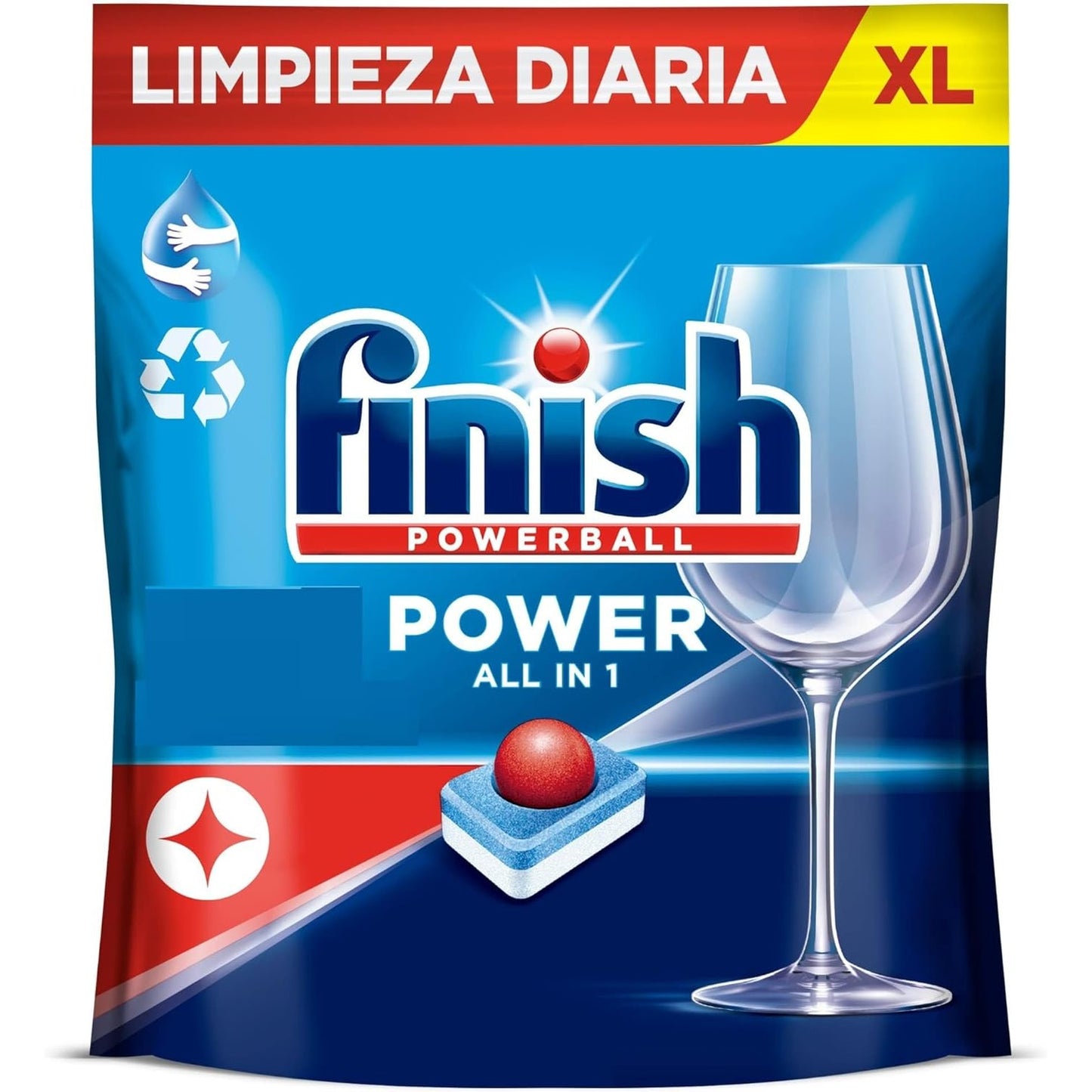 222499 - Finish Powerball Tableta për lavastovilje, 63 tableta