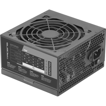 319858 - TACENS Furnizim me Energji Anima APIII750, 750W, Efikasitet 85%, Ventilator 12cm, të Zeza