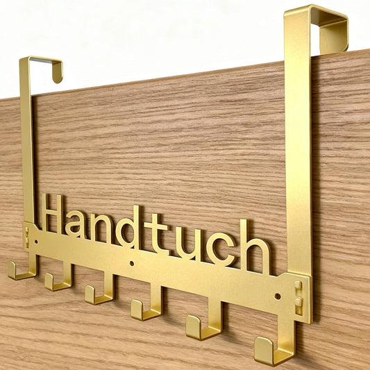 164245 - AMAZONBASICS Raft Rrobash Mbi Derë, Metalik, me 6 Grepa, Fleksibël, Kurson Hapësirë