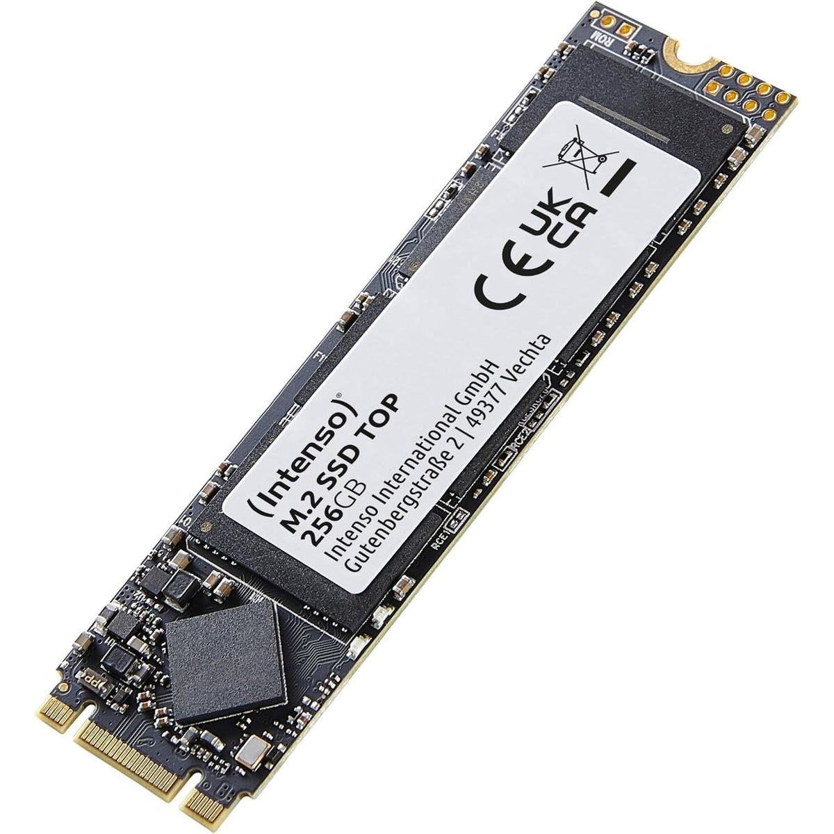 309822 - Intenso - Disk i brendshëm M.2 SSD SATA III, 256 GB, 550MB/sekondë, me gjendje të ngurtë