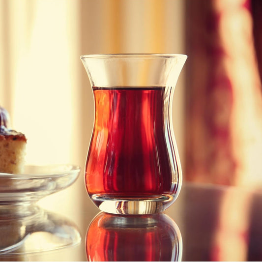 198230 - TOPKAPI - Set Gota të Çajit Turk, Modeli Filiz, Kapaciteti ~111 cc, Pako me 6 Copë