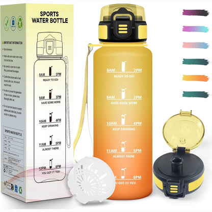 228606 - Mulbijeo - Shishe uji 1.5L, e papërshkueshme nga rrjedhjet, e ripërdorshme, Shënues kohe