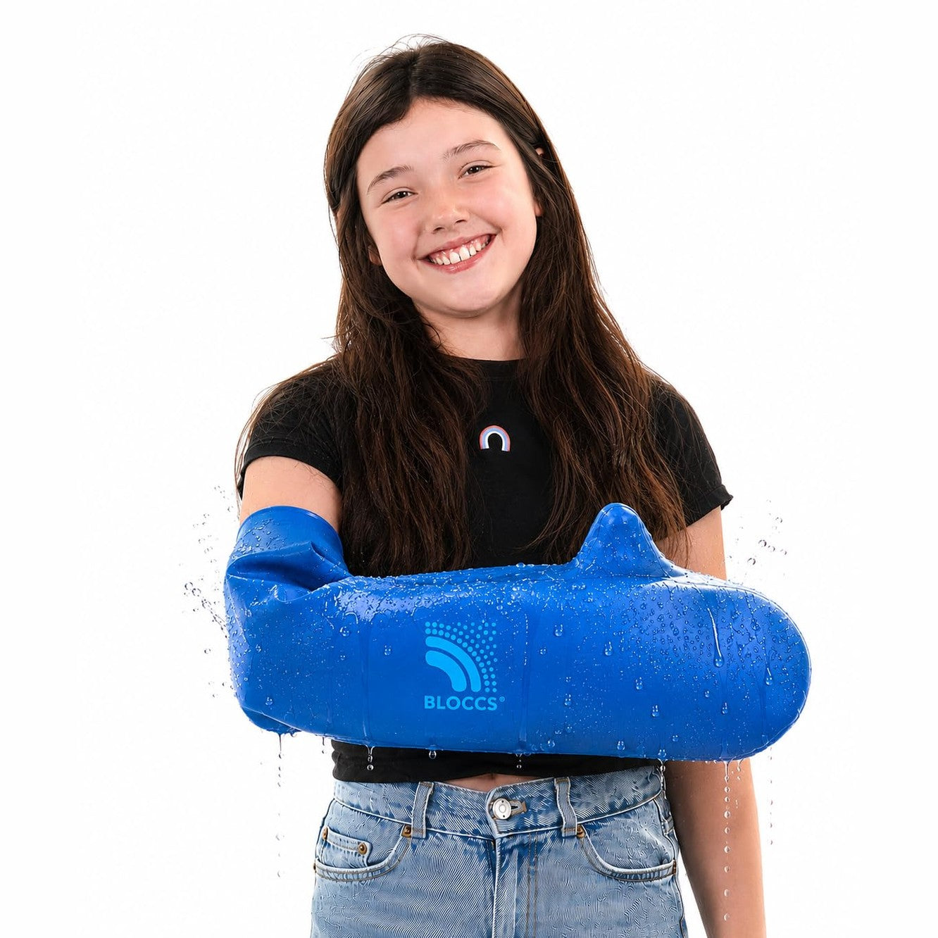 317108 - BLOCCS Mbrojtës krahu i papërshkueshëm nga uji për gips, #CA79-L, Fëmijë (L)