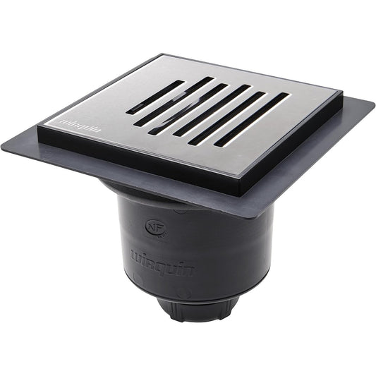217211 - WIRQUIN Kullues dushi vertikal Venisio 30723963 me grilë çeliku inox, përfundim kromi