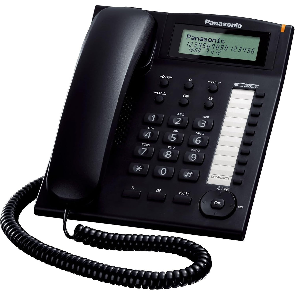 295592 - PANASONIC KX-TS880EXW Telefon me Dy Ekrane | Dimensionet: 20 x 20 x 10 cm