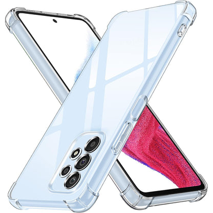 310690 - IVOLER - Mbrojtëse për Samsung Galaxy A53 5G - Mbrojtëse silikoni ultra transparente - Rezistente ndaj goditjeve - Prej TPU