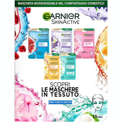 301129 - GARNIER - Set Mask Discovery, i pasuruar me përbërës hidratues, 5 maska