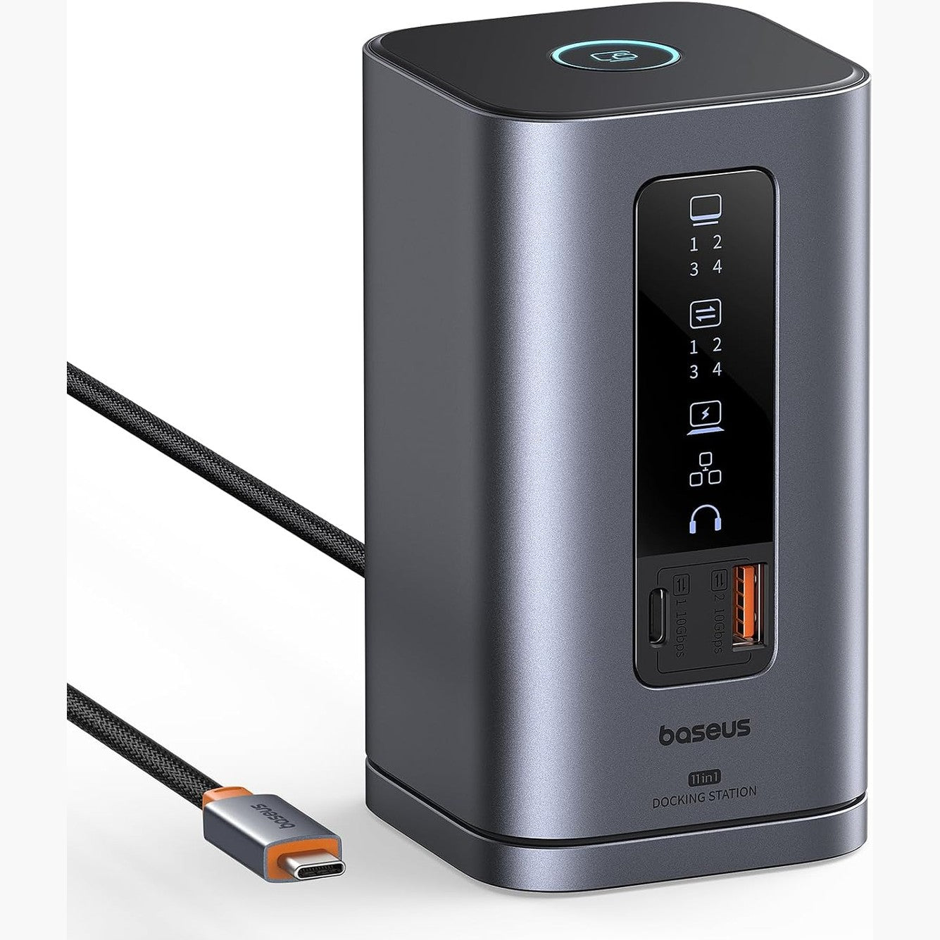 267625 - BASEUS – Stacion Baze 11-në-1 për 3 Monitorë, 2 HDMI, 1 DP 4K@60Hz, 3 USB-A/C 10Gbps, 100W PD