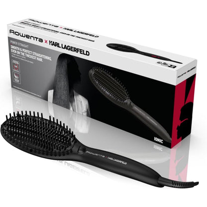 298015 - ROWENTA Furçë Drejtuese CF582L | Material: Qeramik | Funksion Jonik | Ngjyrë: E zezë | Përshtatshme për të gjitha llojet e flokëve