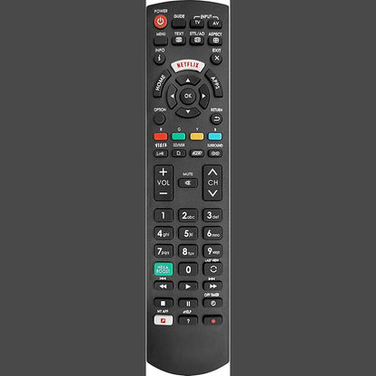 295365 - Panasonic | Telekomandë zëvendësuese universale për televizorët inteligjentë | Telekomandë origjinale për HDTV LCD LED me Netflix/My App/Viera Link