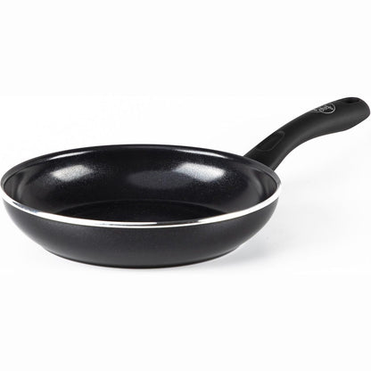 213420 - GREENCHEF Tigan qeramik jo-ngjitës 20 cm, Tigan për vezë, pa PFAS, i pajtueshëm me induksionin, i sigurt për furrë deri në 160°C, i sigurt për lavastovilje, i zi