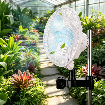 322480 - VENTILATOR për Tendë Rritjeje me Kapëse Ayolofei për Montim në Shtyllë, 32 dBA