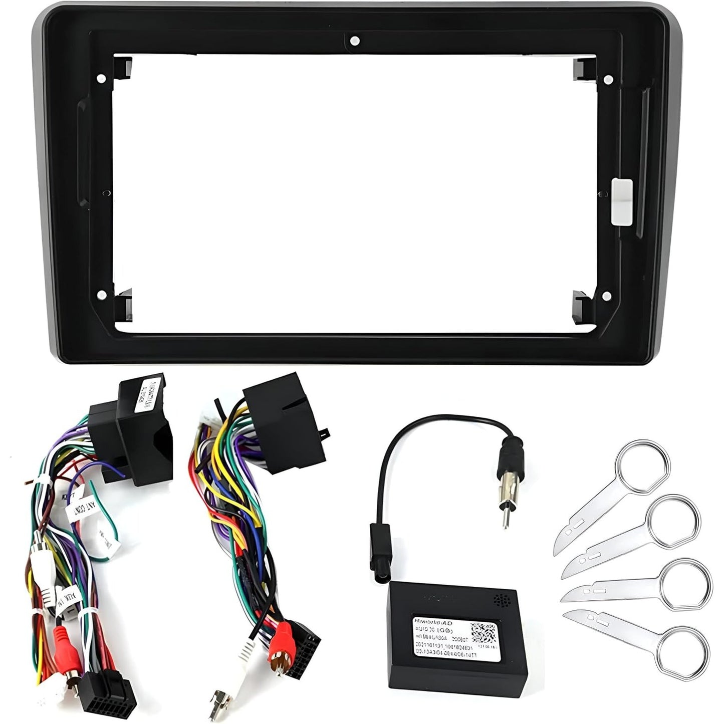 322398 - Sound-Way Kit Instalimi për Radio Makine, Fasadë Radio Makine 9-inç, Adaptues i Përputhshëm me Audi A3 2003-2012