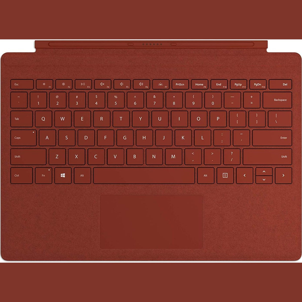 295487 - MICROSOFT Type Cover për Surface Pro - Pajtueshme me Surface Pro 3/4/5/6/7/7+, Ndriçim Prapa LED, Trackpad prej Qelqi - Gri Akullnajash