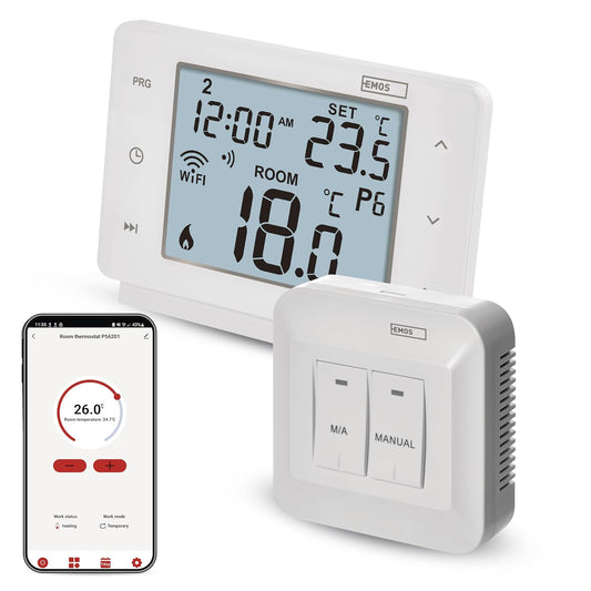 213069 - EMOS Termostat inteligjent WiFi GoSmart, pa tel, ngrohje/ftohje