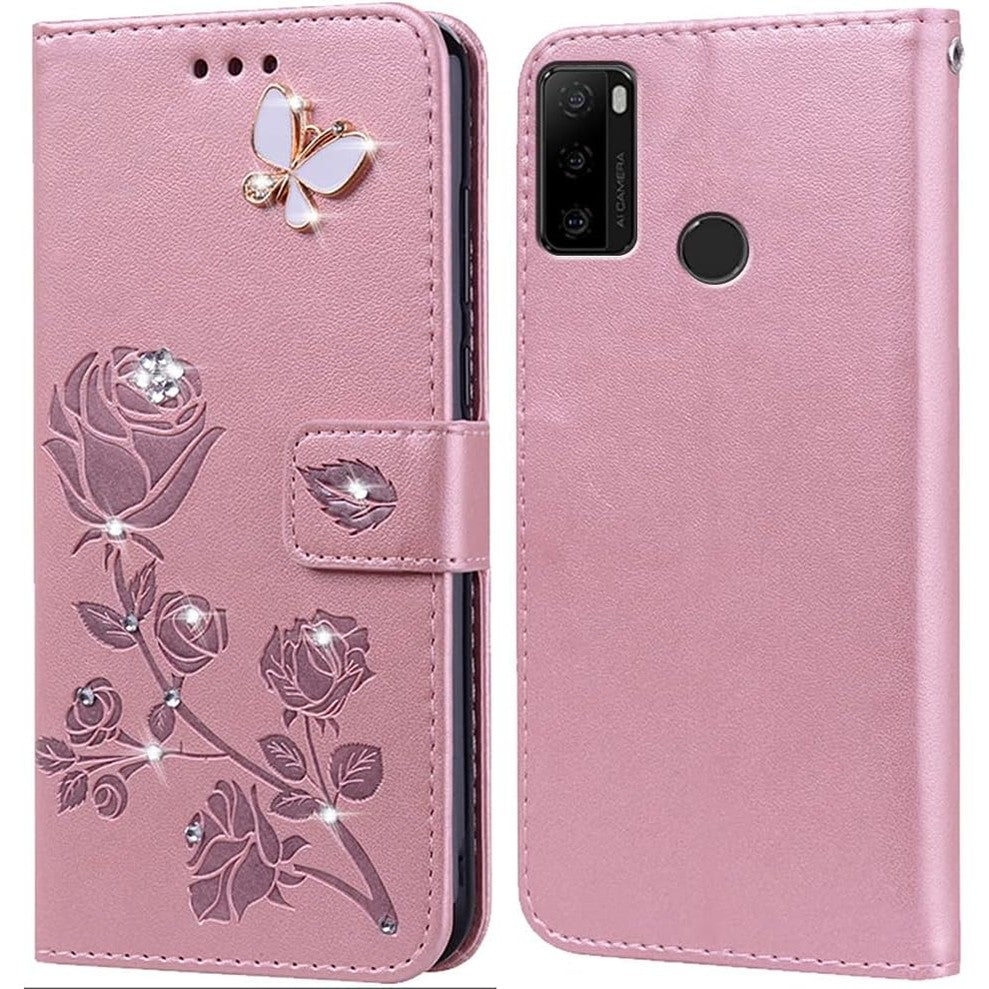 300083 - PKQTOP Mbrojtëse për Ulefone Note 10P/Note 10, Mbrojtëse me Kthesë, Funksion Mbështetëse, Parakolp Silikoni, Rezistente ndaj Goditjeve