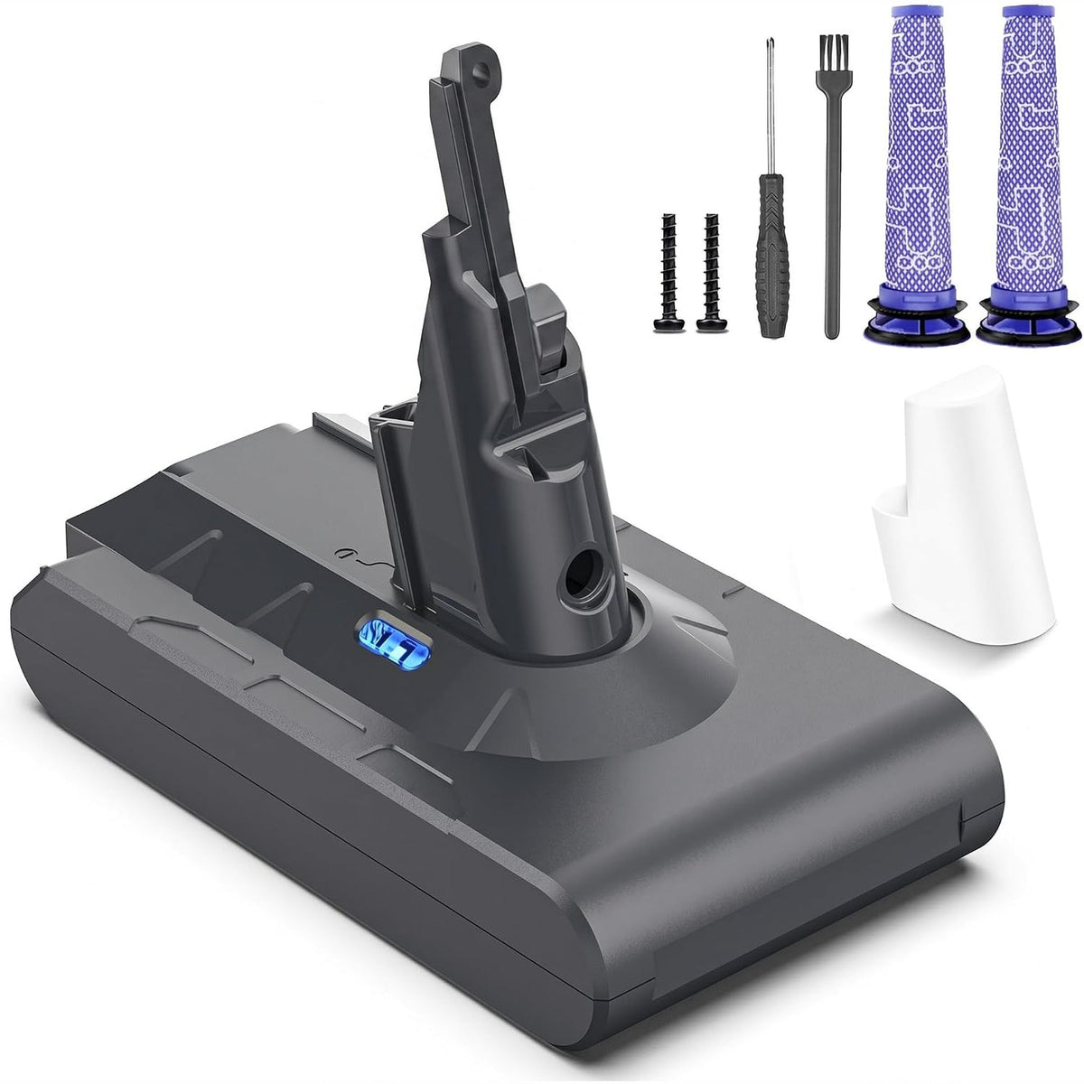 308787 - KEENSTONE Bateri 8000mAh për Dyson V8 me 2 filtra