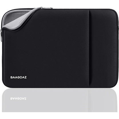 296431 - BAAGOAZ - Mbulesë Laptopësh për Laptopë 11-13 Inç, e Përputhshme me Chromebook 11.6", MacBook Pro Air M4 M3 M2 M1 2025 2024 2023 2022 13.3/13.6", E Zezë