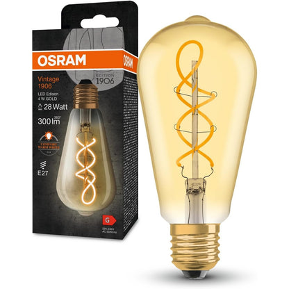 216635 - OSRAM Llambë LED Vintage 1906® Classic Edison, E27, 4W, 300lm, 2000k, ngjyrë e bardhë e ngrohtë