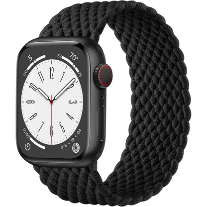 267230 - MALEDAN Rrip ore i thurur për Apple Watch 45mm 42mm 44mm 49mm, Rripa elastikë najloni për Apple Watch SE/Seria 9 8 7 6 5 4 3 2 1 Ultra