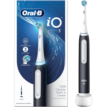 296548 - ORAL-B Seria 3 Io - Furçë dhëmbësh e zezë