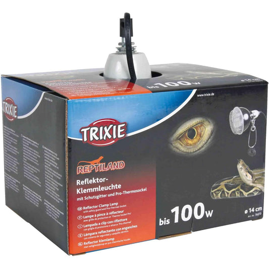 213811 - TRIXIE Llambë kapëse që rrit rrezatimin UV-B për terrariume, 75 vat, me çelës, prizë E27