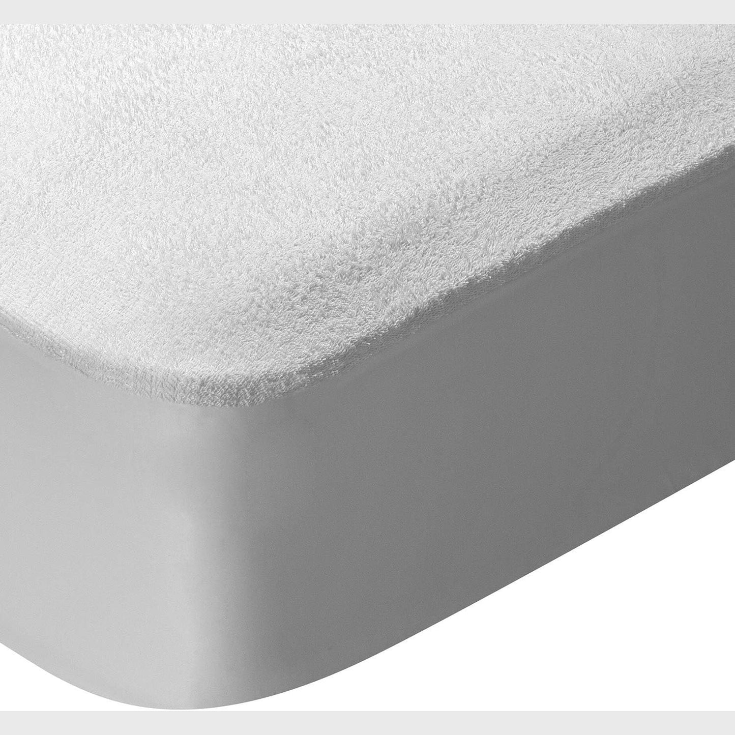 227485 - Pikolin Home - Mbrojtës dysheku prej cope Terry, i frymëmarrshëm, Oeko-Tex, për shtrat 150cm, deri në 32cm lartësi - Mbulesë dysheku 150 x 190/200cm