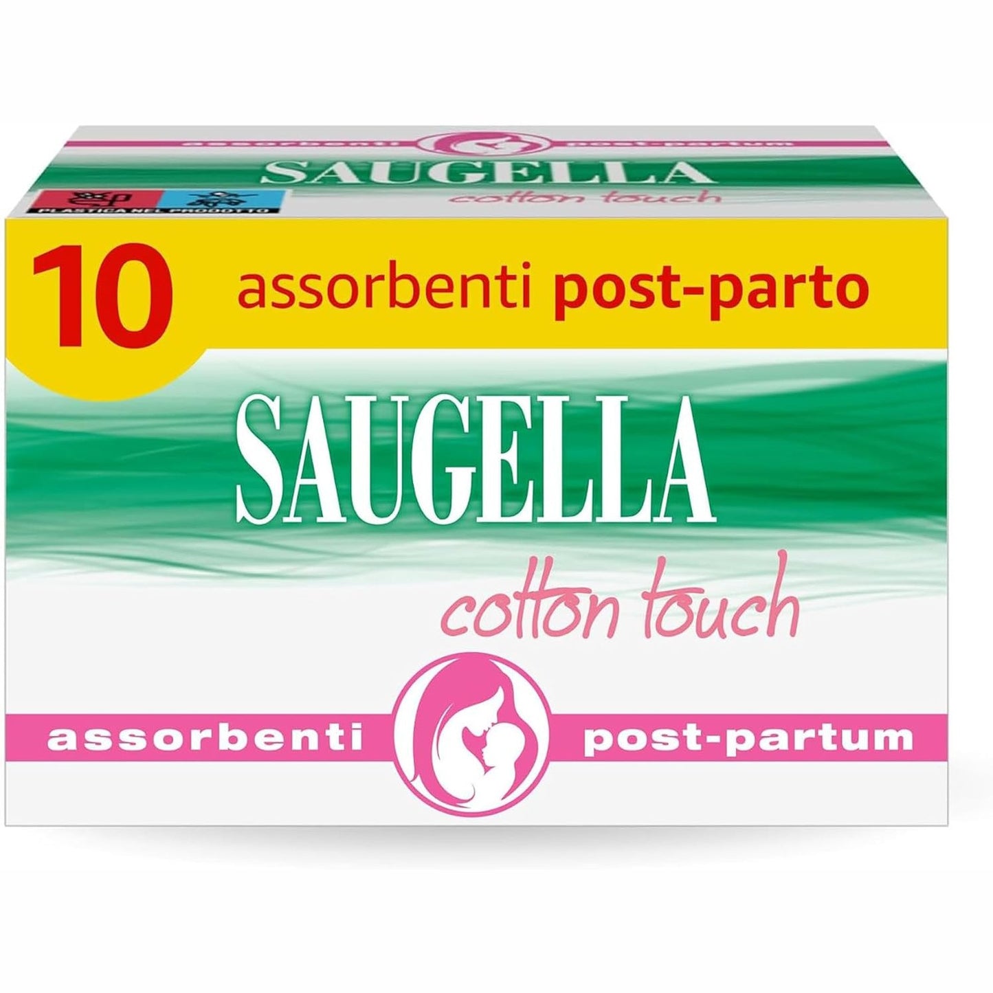 321976 - SAUGELLA Peceta Sanitare Pas Lindjes Cotton Touch, Antibakteriale, 10 copë