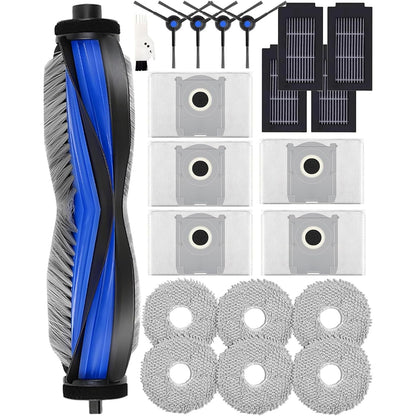 288413 - ECOVACS Aksesori T50 Pro Omni Gen2 për fshesën me korrent, 1 furçë kryesore, 4 furça anësore, 6 sfungjerë, 4 filtra, 5 qese pluhuri