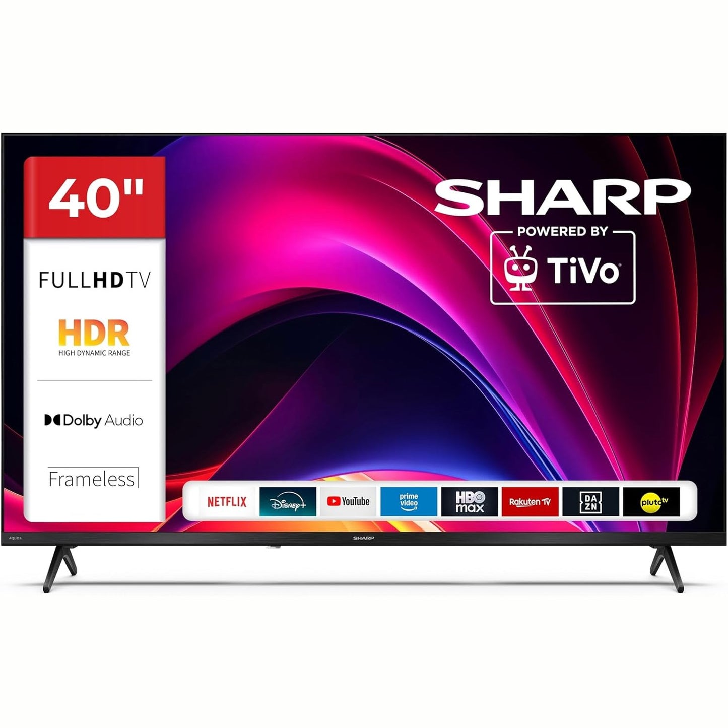 272648 - SHARP 40HE2745E, Smart TV 40 inç me TiVo, TV HDR me rezolucion Full HD, akordues të trefishtë, TV LED (2026)