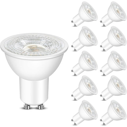 224919 - Morotty Llampa LED GU10, e Bardhë Neutrale 4000K, 5W (ekuivalente me 50W), 500 LM, Kënd Rrezetimi 60°, Pako me 10 copë
