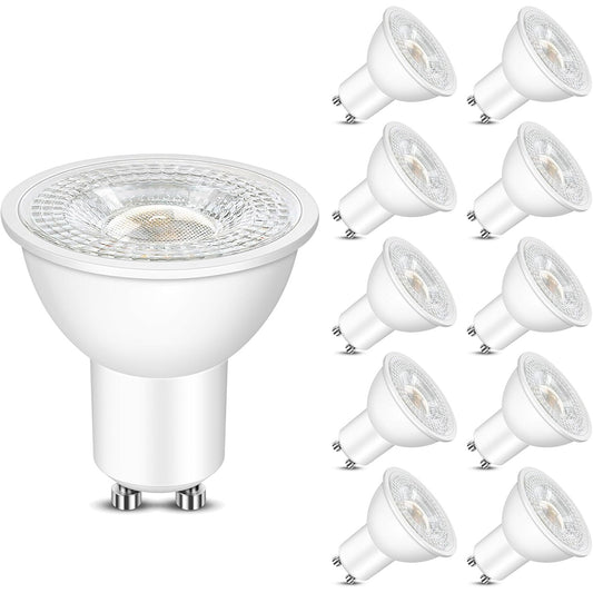 224919 - Morotty Llampa LED GU10, e Bardhë Neutrale 4000K, 5W (ekuivalente me 50W), 500 LM, Kënd Rrezetimi 60°, Pako me 10 copë