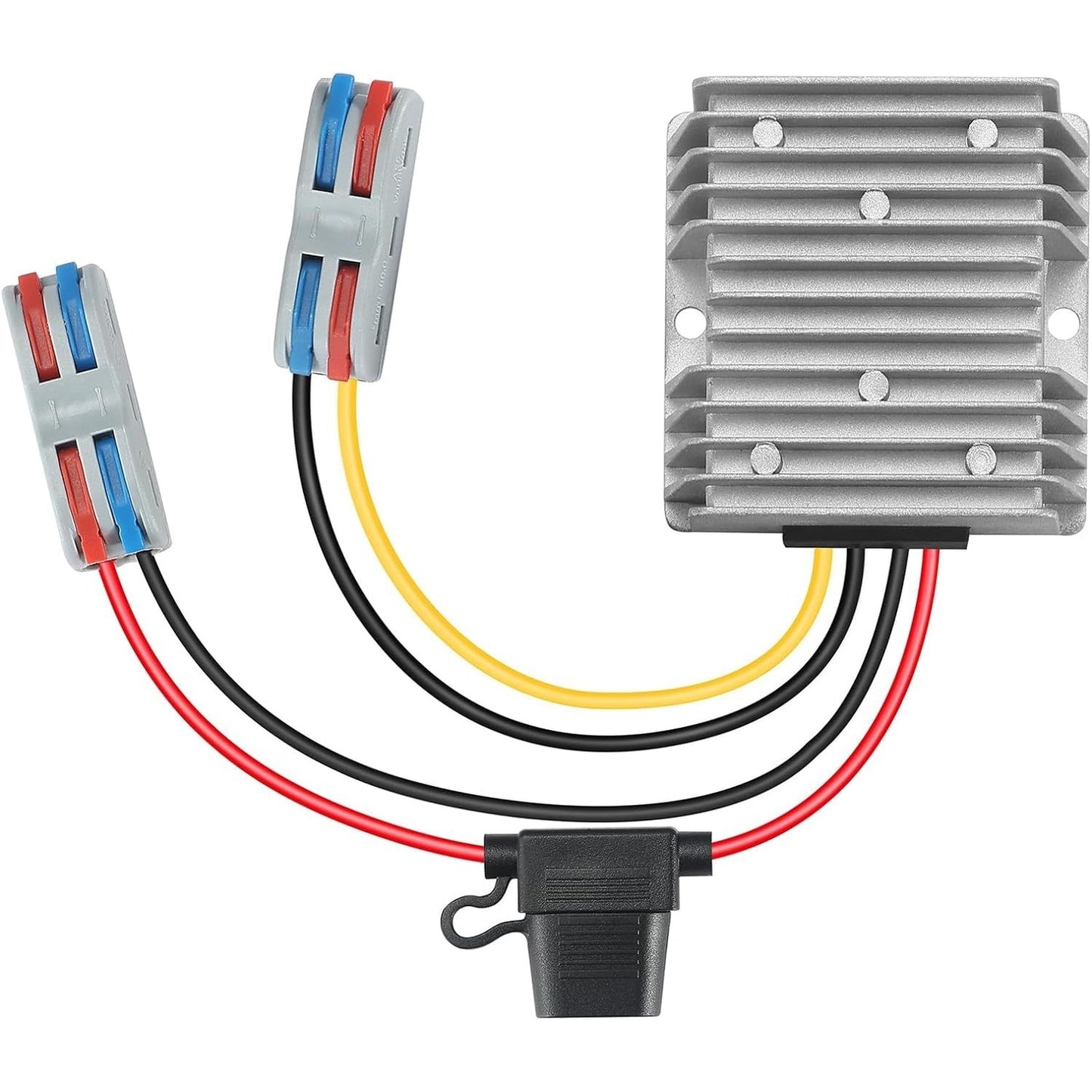 273413 - YBBOTT Konvertues 240W DC/DC 12V/24V në 48V, 5A, IP67, Transformator Ngritës me Mbrojtje nga Mbitensionet/Rrymave/Mbingarkesave, për Furgona Kampingu, Varka, Energjia Diellore