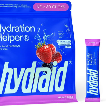 302100 - HYDRAID Hydration Helper® BERRY, 30 Qese, 1115 mg Elektrolite, për Sport dhe Rimëkëmbje