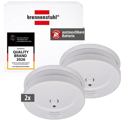 314658 - Brennenstuhl Set detektorësh tymi, 2x RM C 9010 | Bateri të zëvendësueshme
