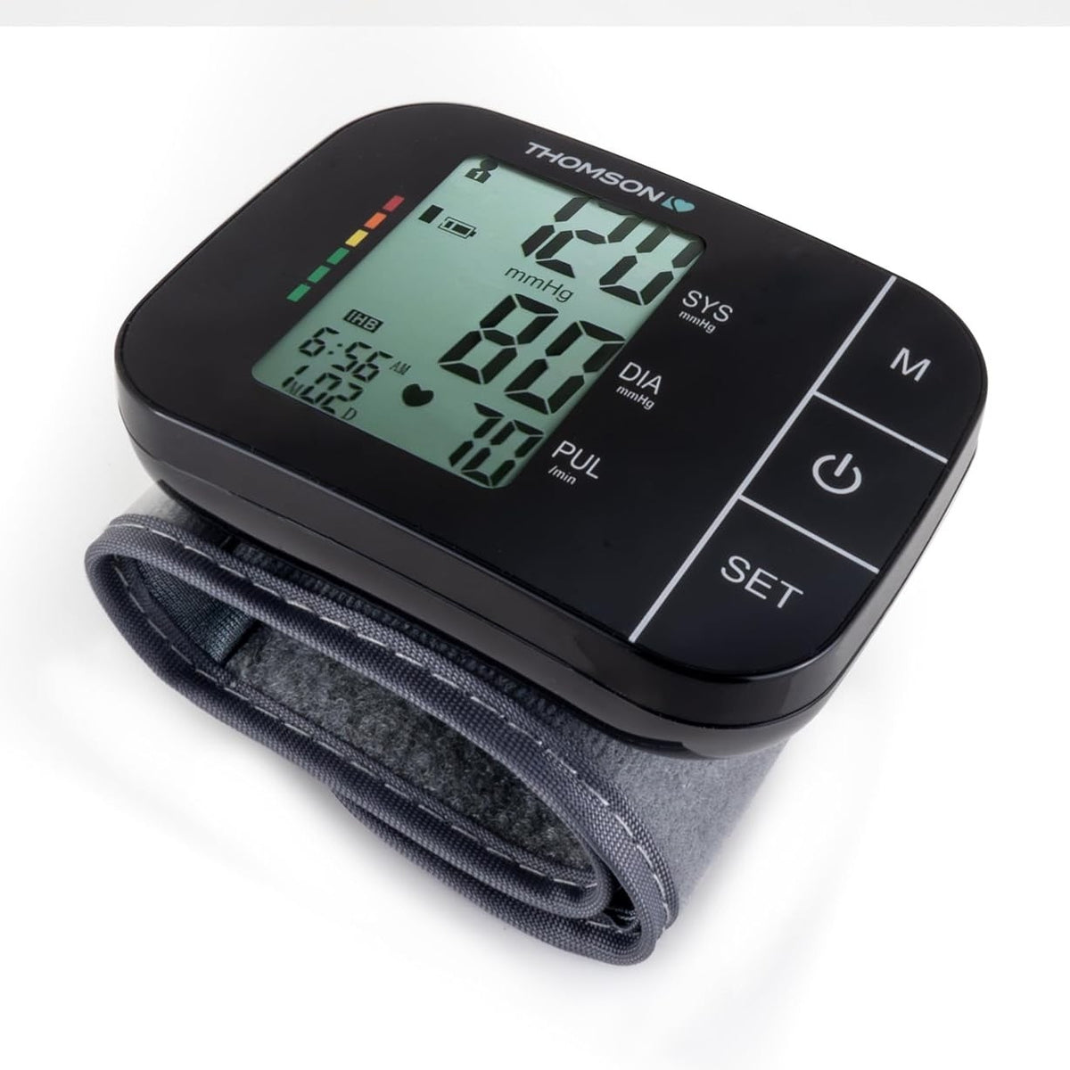 298254 - THOMSON Monitor tensioni i gjakut Cardio W7, për kyçin e dorës, Ruajtje automatike (120 matje), i lehtë dhe kompakt