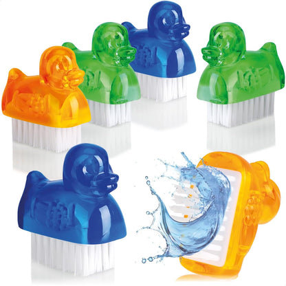 263908 - com-four® Furça për Larjen e Duarve 6X Mini në Dizajn Duck, për Pastrimin e Duarve dhe Thonjve
