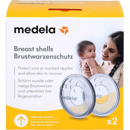 317115 - MEDELA Mbrojtëse thithkash – Pa BPA, silikoni i butë – Me hapje ventilimi – Pako me 2 copë