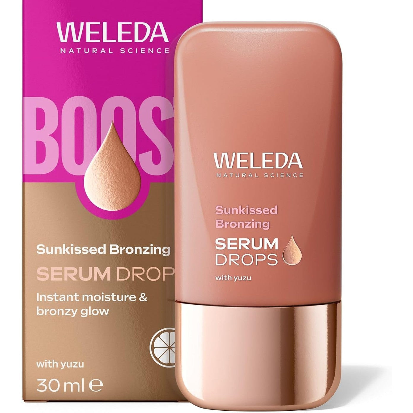 318292 - WELEDA - Pika serumi bronzues Sunkissed, 30 ml, Kujdes i personalizuar, Efekt shkëlqimi i shëndetshëm