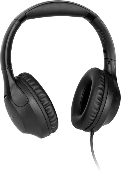 320346 - TECHNISAT STEREOMAN 3 Kufje kompakte Hi-Fi me tela, mbulesa veshësh prej lëkure PU, gjatësi e rregullueshme, mikrofon